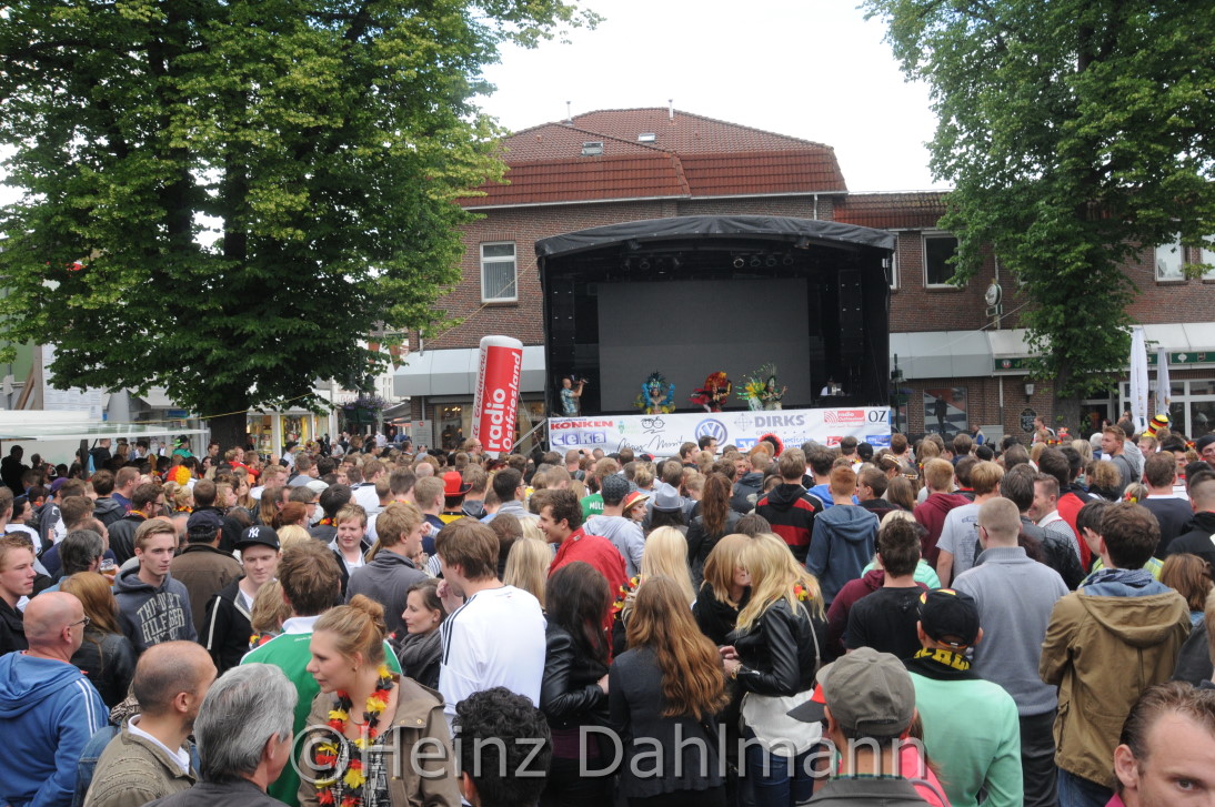 Public-Viewing in Leer zur WM2014 - Deutschland gegen Portugal