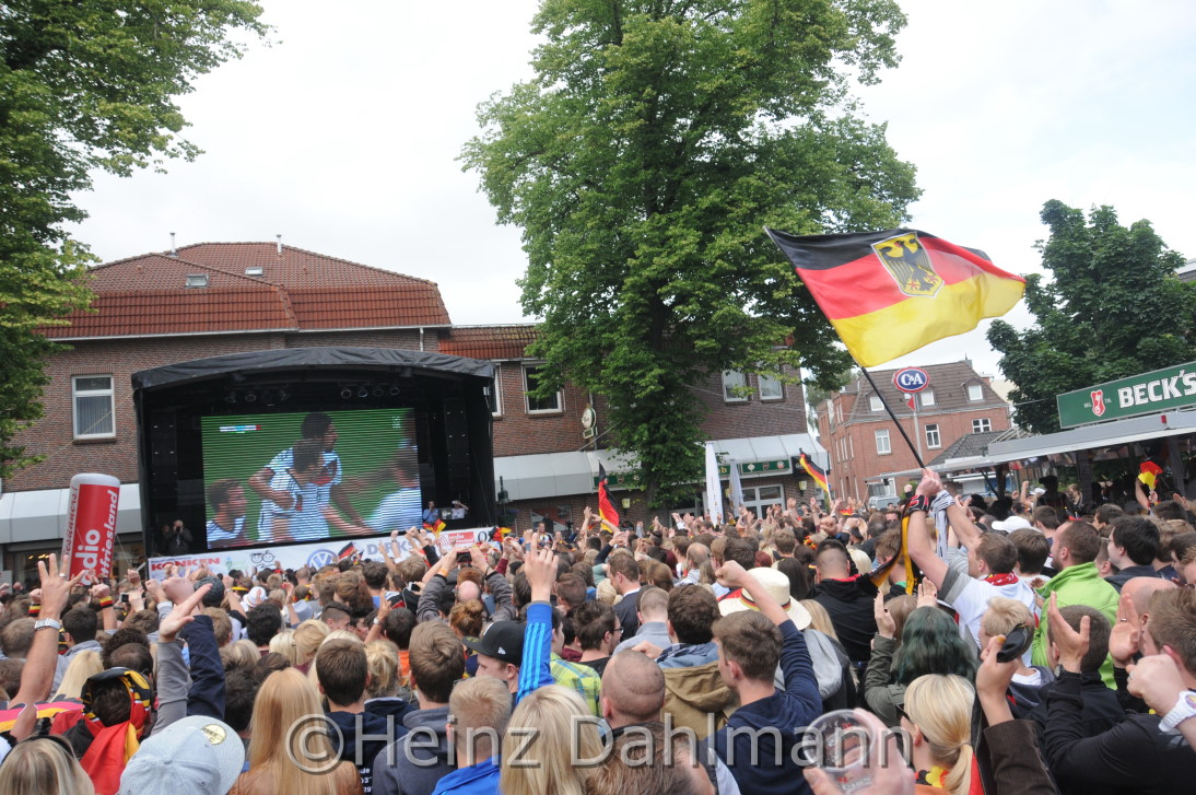 Public-Viewing in Leer zur WM2014 - Deutschland gegen Portugal
