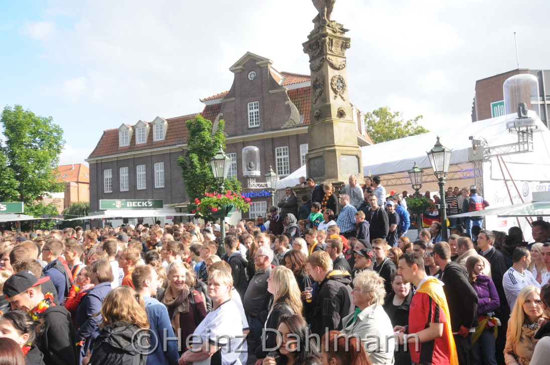 Public-Viewing in Leer zur WM2014 - Deutschland gegen Portugal